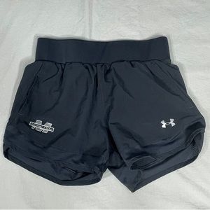 Under Armour Miami Elite Women Dark Gray Athletic Cut Off Shorts Size XS